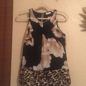 NY & Co black and beige blouse - Small